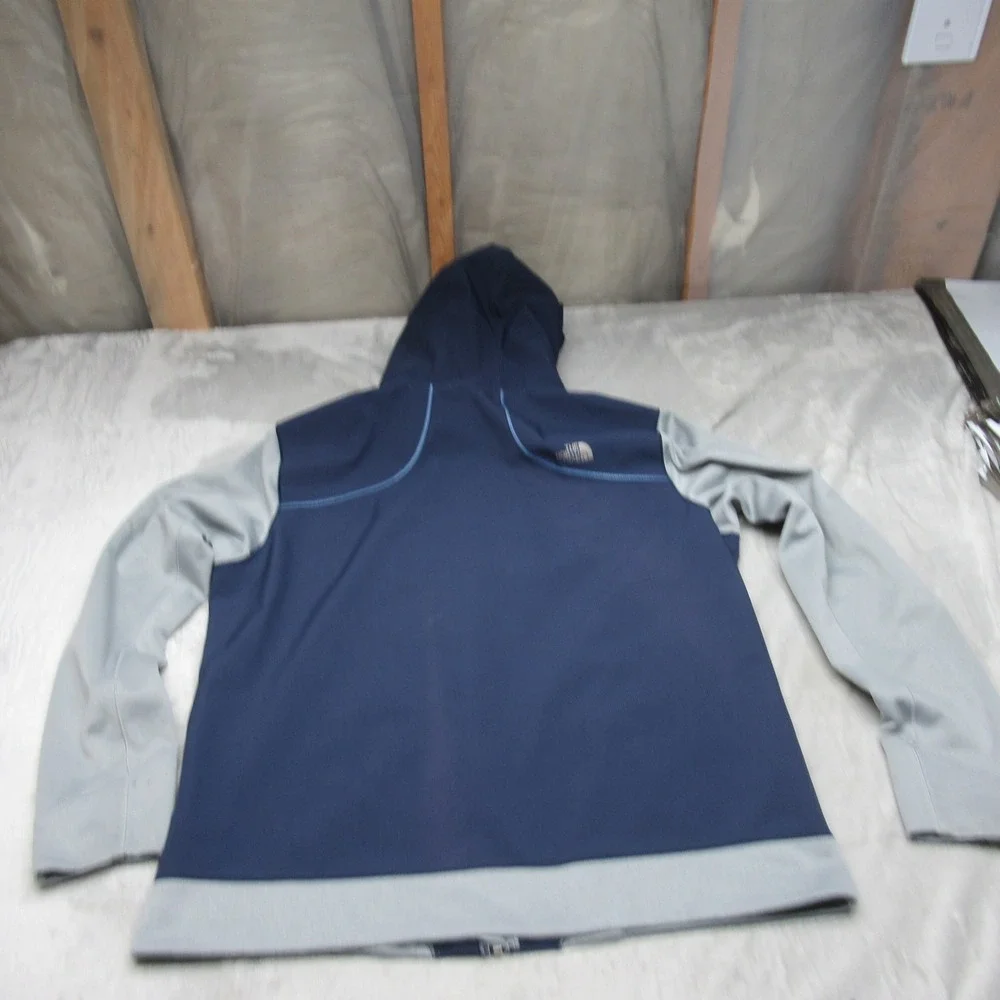 North Face Sweatshirt‎ Mens XL Blue Kilowatt Full Zip Hoodie Track Outdoor Hike